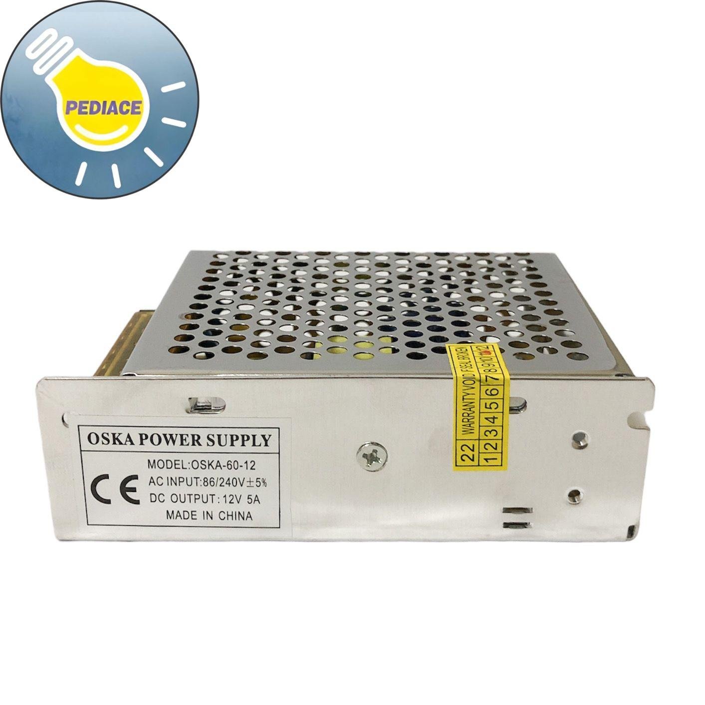 Power Supply Adaptor 60W 12V 5A ampere Switching Led 60 Watt OSKA - Image 2