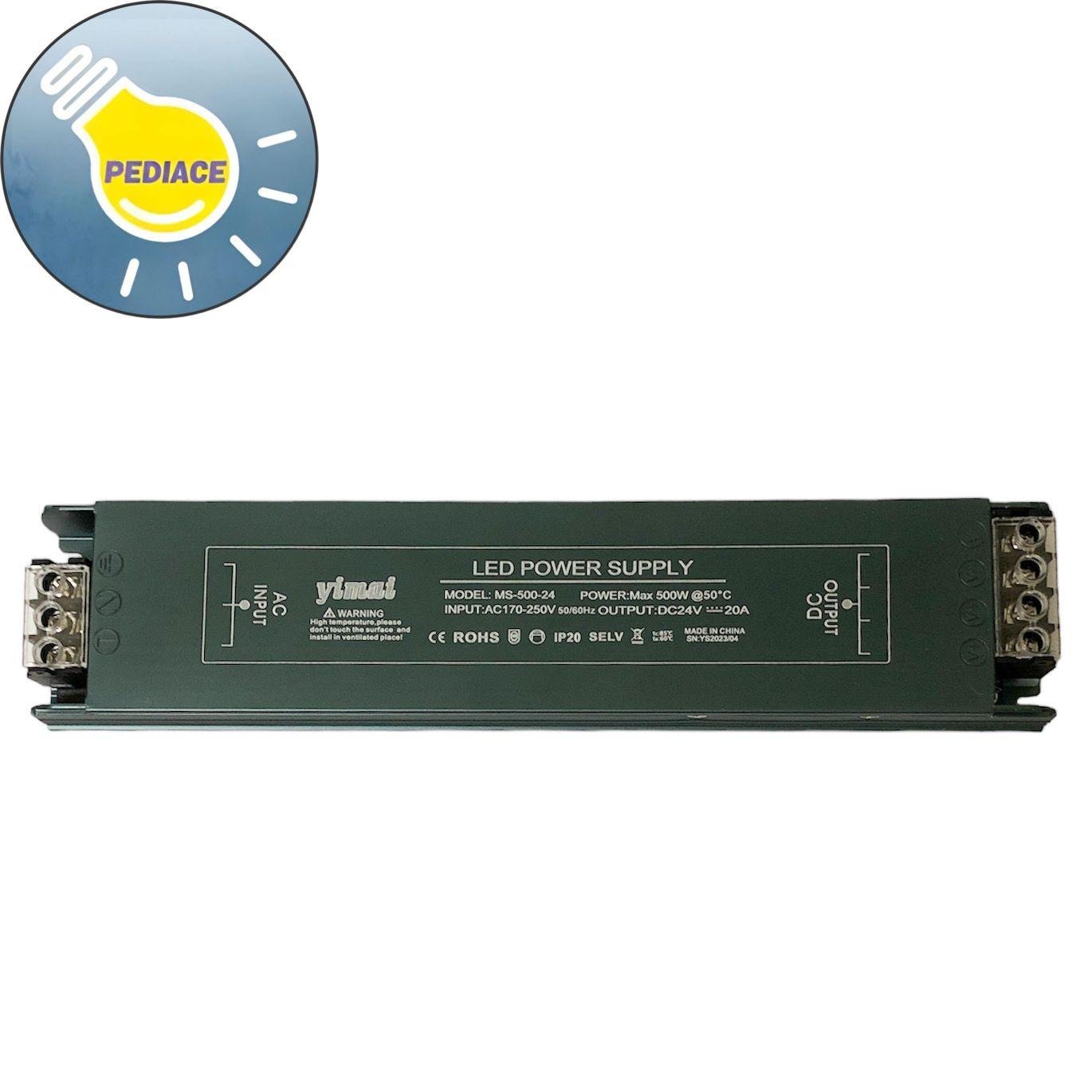 LED Power Supply Yimai MS-500-24 Switching Led 24V 500W 20A Dust Proof - Image 2