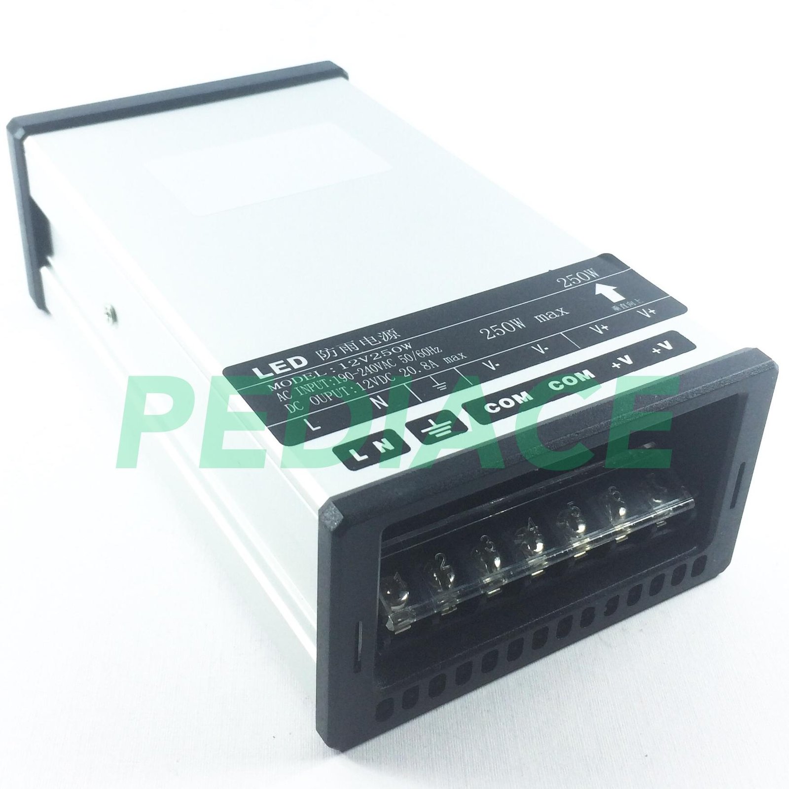 Power Supply LED Strip 12V DC 20.8A Switching LED 250 Watt Max Outdoor - Image 2