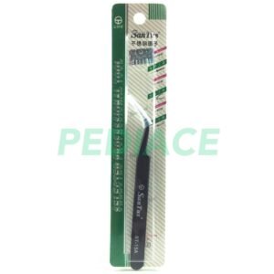 Pinset Bengkok Tajam Santus ST-15A Crooked Tweezers Professional Tool
