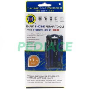 Obeng Handphone 17-PC Set Smart Phone Repair Tools Kit C-MART C0028