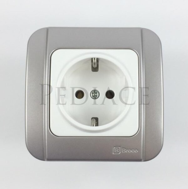 Stop Kontak Inbow / Outbow Broco Galleo - Single Socket Outlet - Image 4