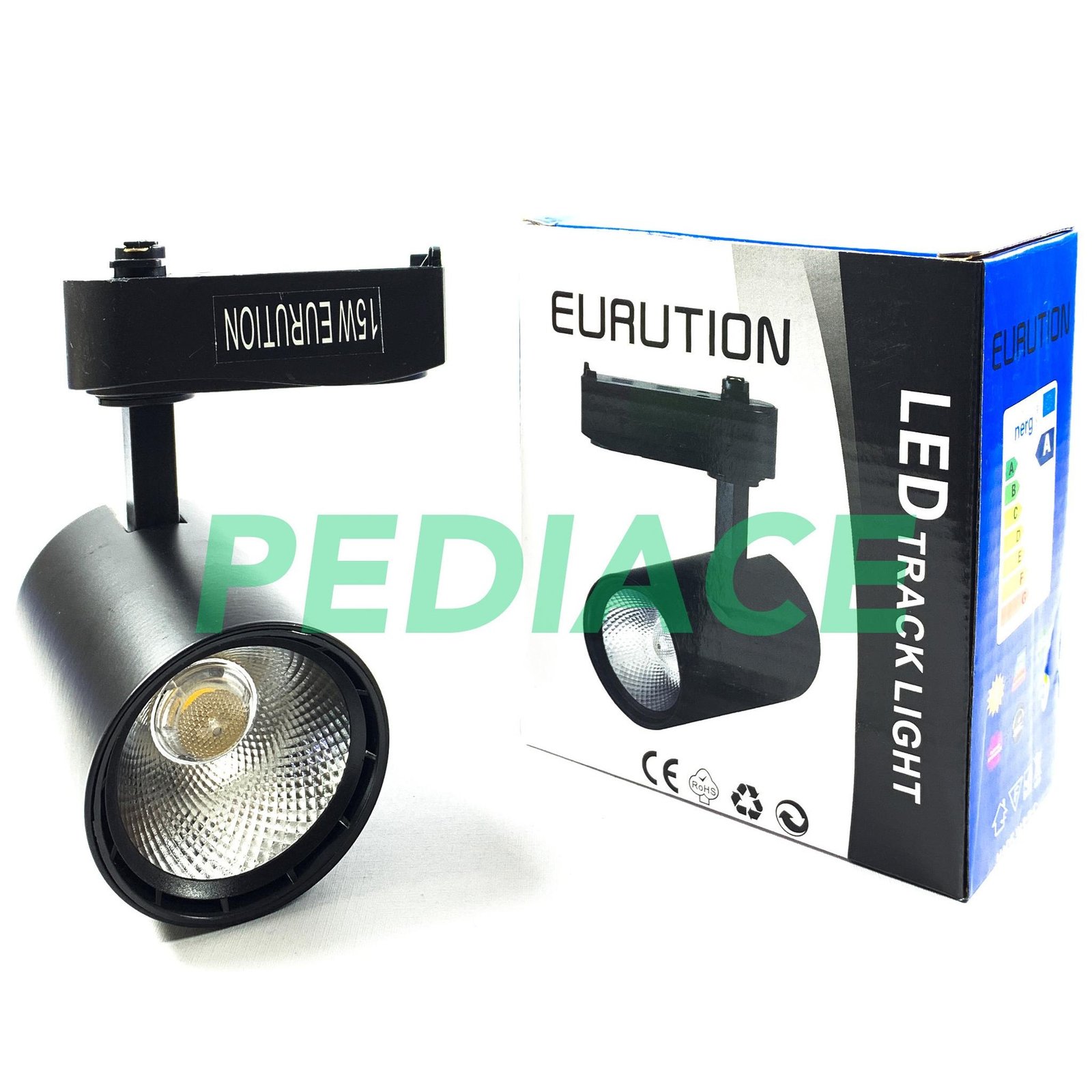Lampu LED COB Track Rell Hitam Sorot Spotlight 15W 15 Watt - Image 2