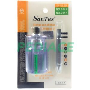 Obeng Kecil Min-Plus 2 in 1 Santus ST-104N/201N Slotted and Phillips