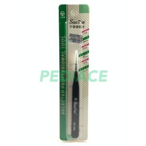 Pinset Lurus Tajam Santus ST-10A Crooked Tweezers Professional Tool