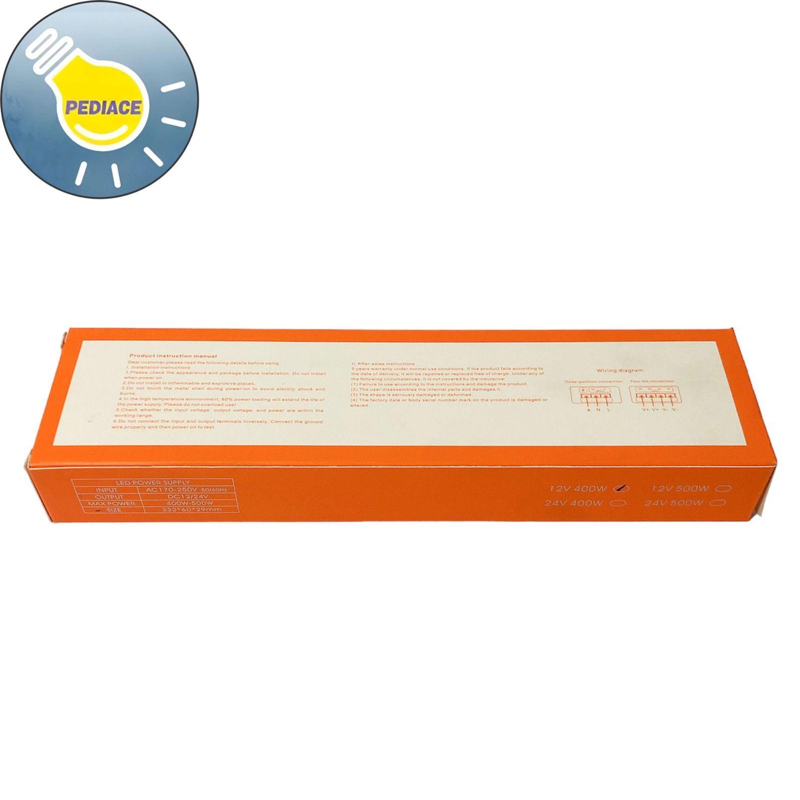 Power Supply Kingtas Premium UHP-400-12 Switching Led 12V 400W 33A - Image 4