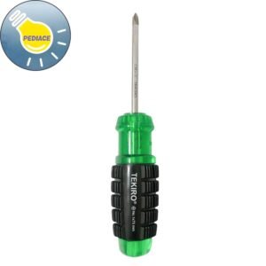 Obeng Gagang Karet Plus (+) TEKIRO 75mm Cushion Grip