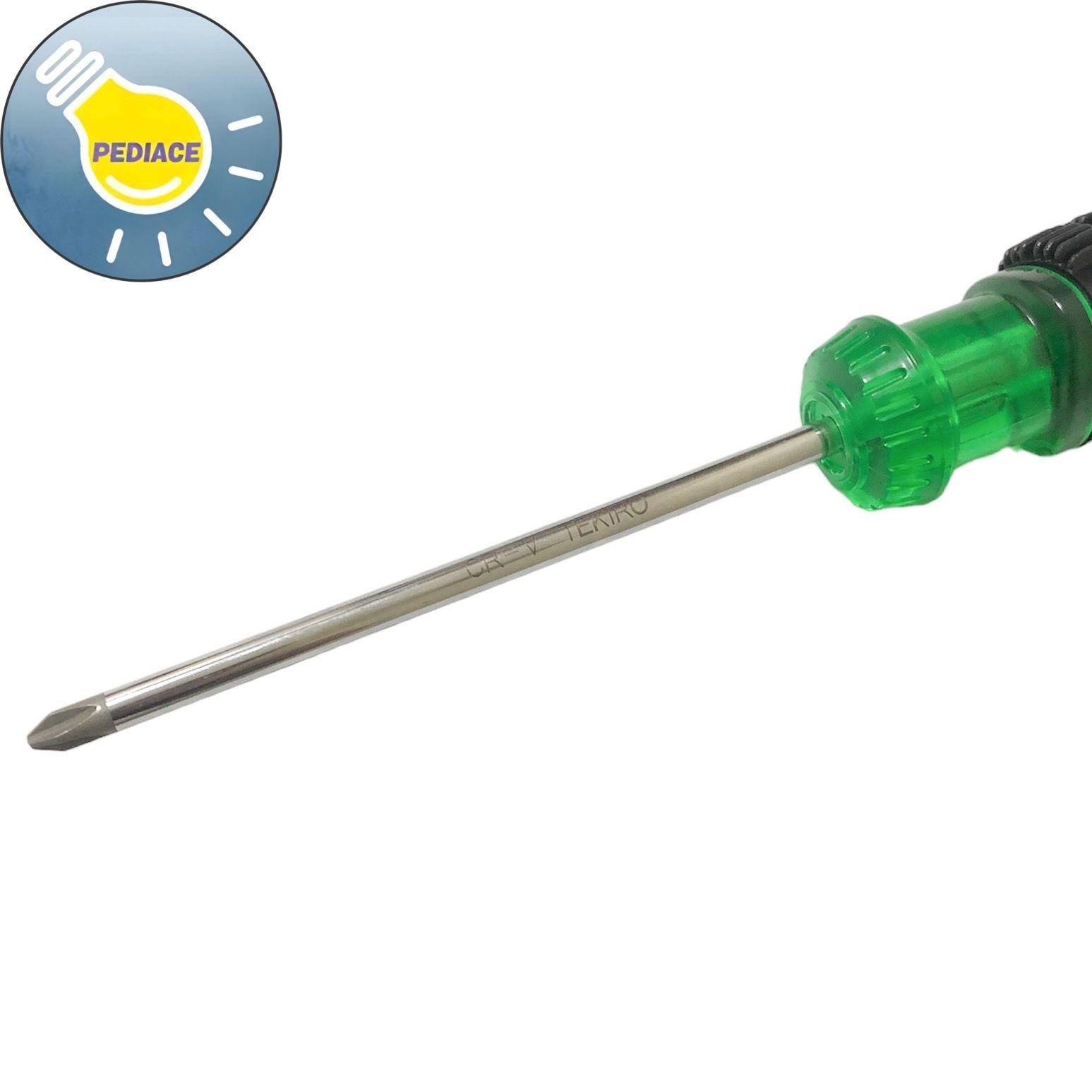 Obeng Gagang Karet Plus (+) TEKIRO 125mm Cushion Grip - Image 4