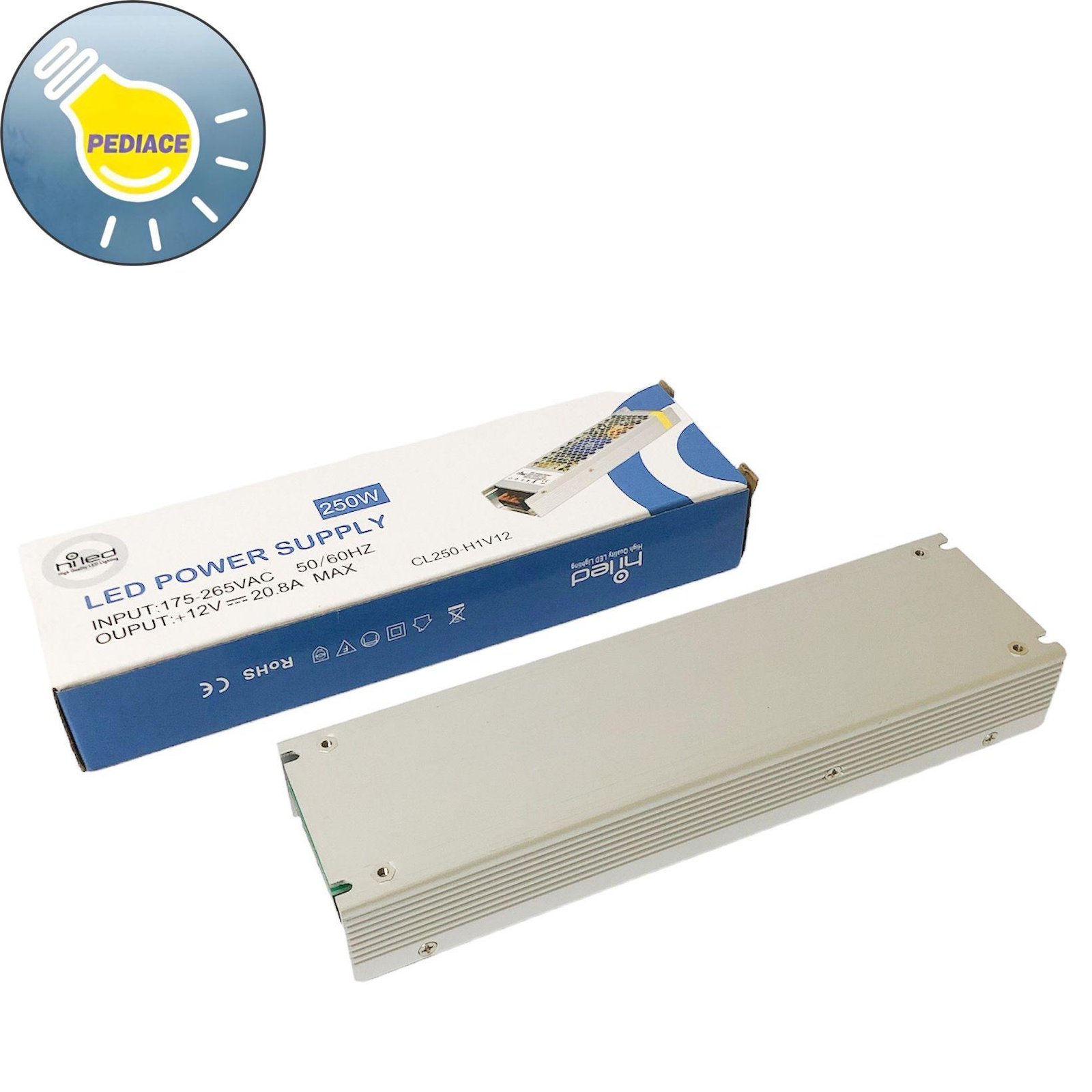 Power Supply Adaptor Hiled CL250-H1V12 Switching Led 12V 250W 20.8A - Image 3