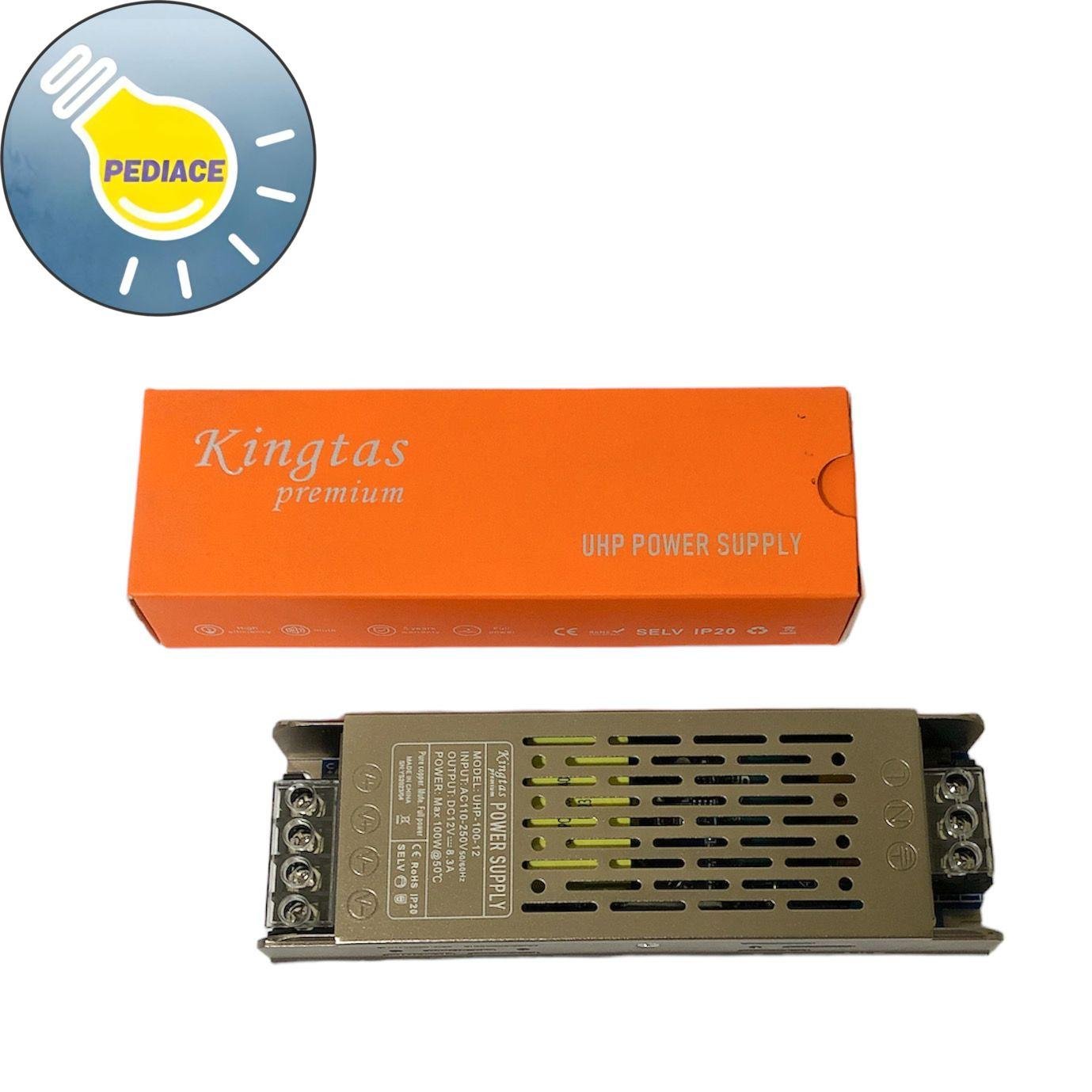 Power Supply Kingtas Premium UHP-100-12 Switching Led 12V 100W 8.3A