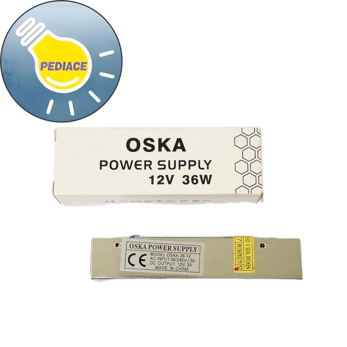 Power Supply Adaptor OSKA 12V 36W 3 ampere Switching Led 36watt - Image 3