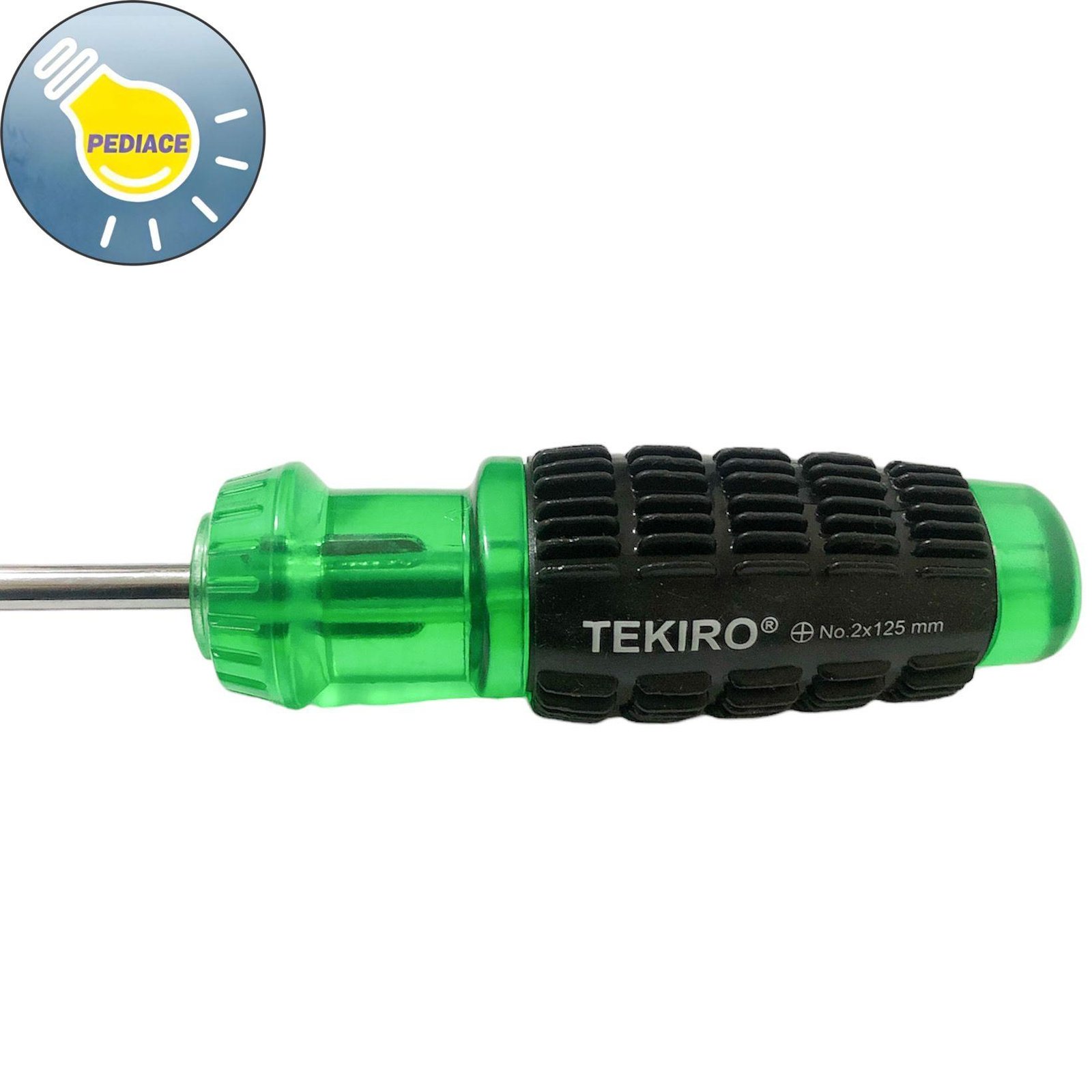 Obeng Gagang Karet Plus (+) TEKIRO 125mm Cushion Grip - Image 3