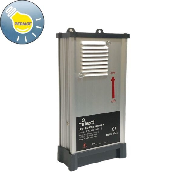 Power Supply Adaptor HILED 12V 33A Switching Led 400watt Rain Proof - Image 3