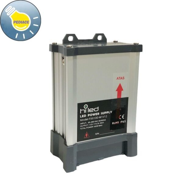 Power Supply Adaptor HILED 12V 8.3A Switching Led 100watt Rain Proof - Image 2