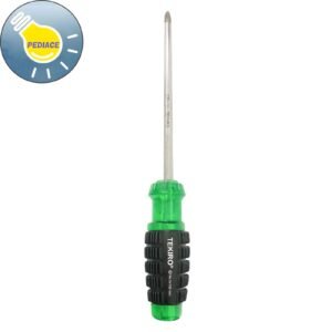 Obeng Gagang Karet Plus (+) TEKIRO 150mm Cushion Grip