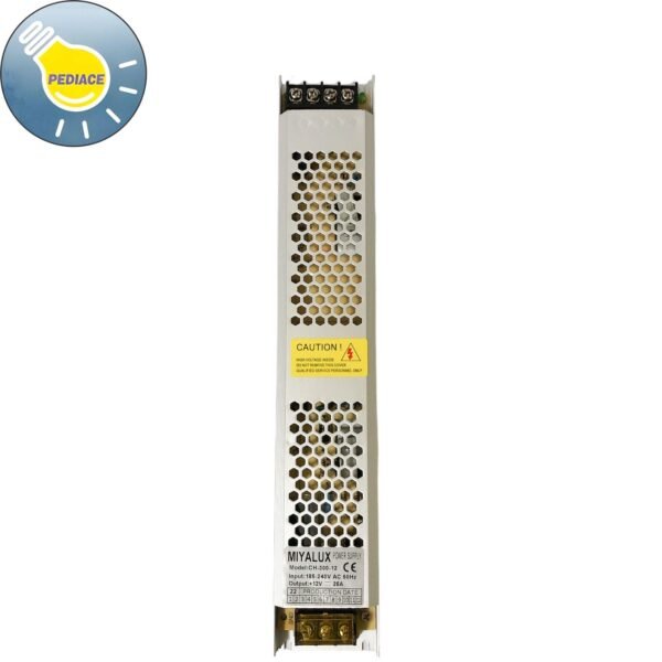 Power Supply Adaptor MIYALUX CH-300-12 Switching Led 12V 300W 25A - Image 2
