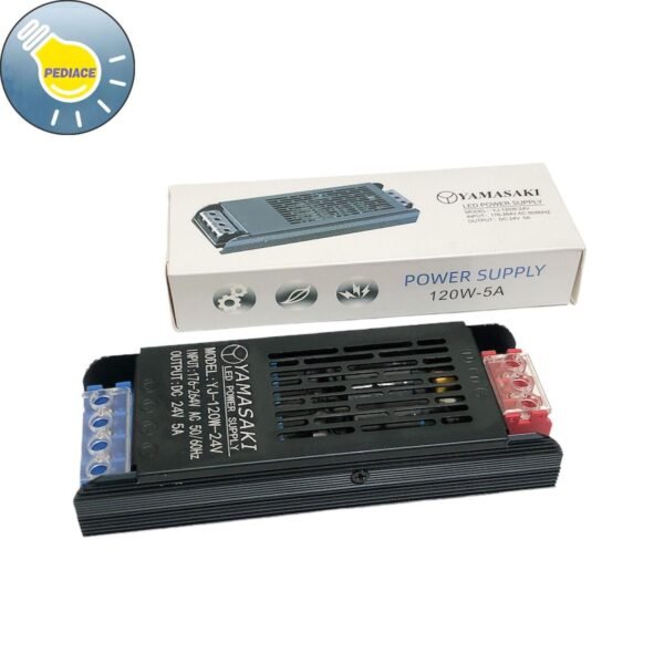 Power Supply Adaptor Yamasaki 24V 120W 5A Switching Led 120watt