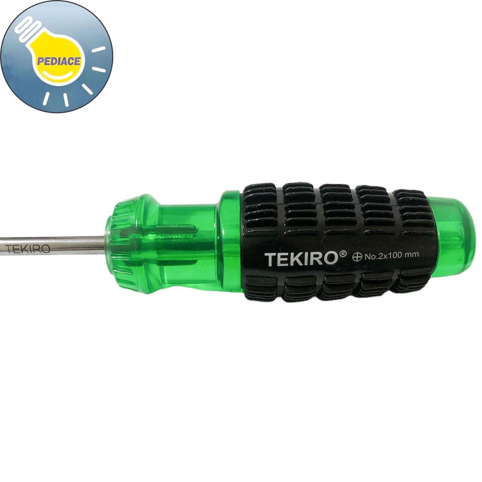 Obeng Gagang Karet Plus (+) TEKIRO 100mm Cushion Grip - Image 3