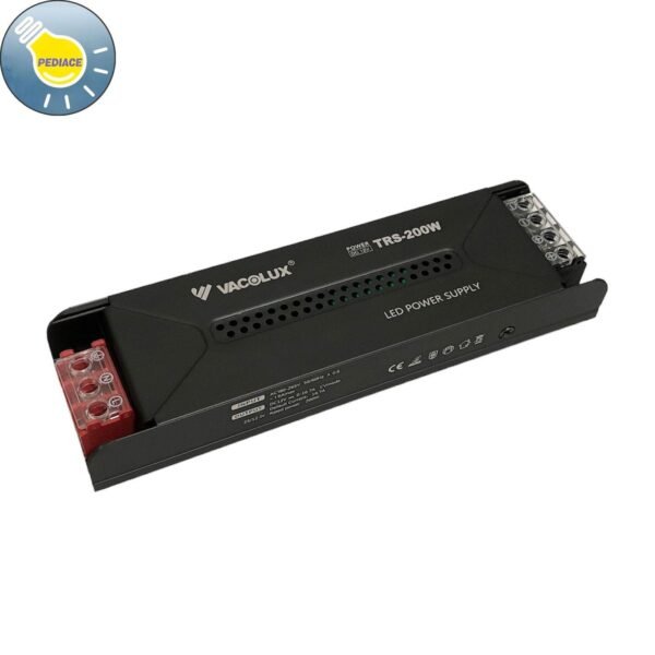 LED Power Supply VACOLUX TRS-200W DC 12V 16.7A Ballast Trafo Adaptor - Image 3