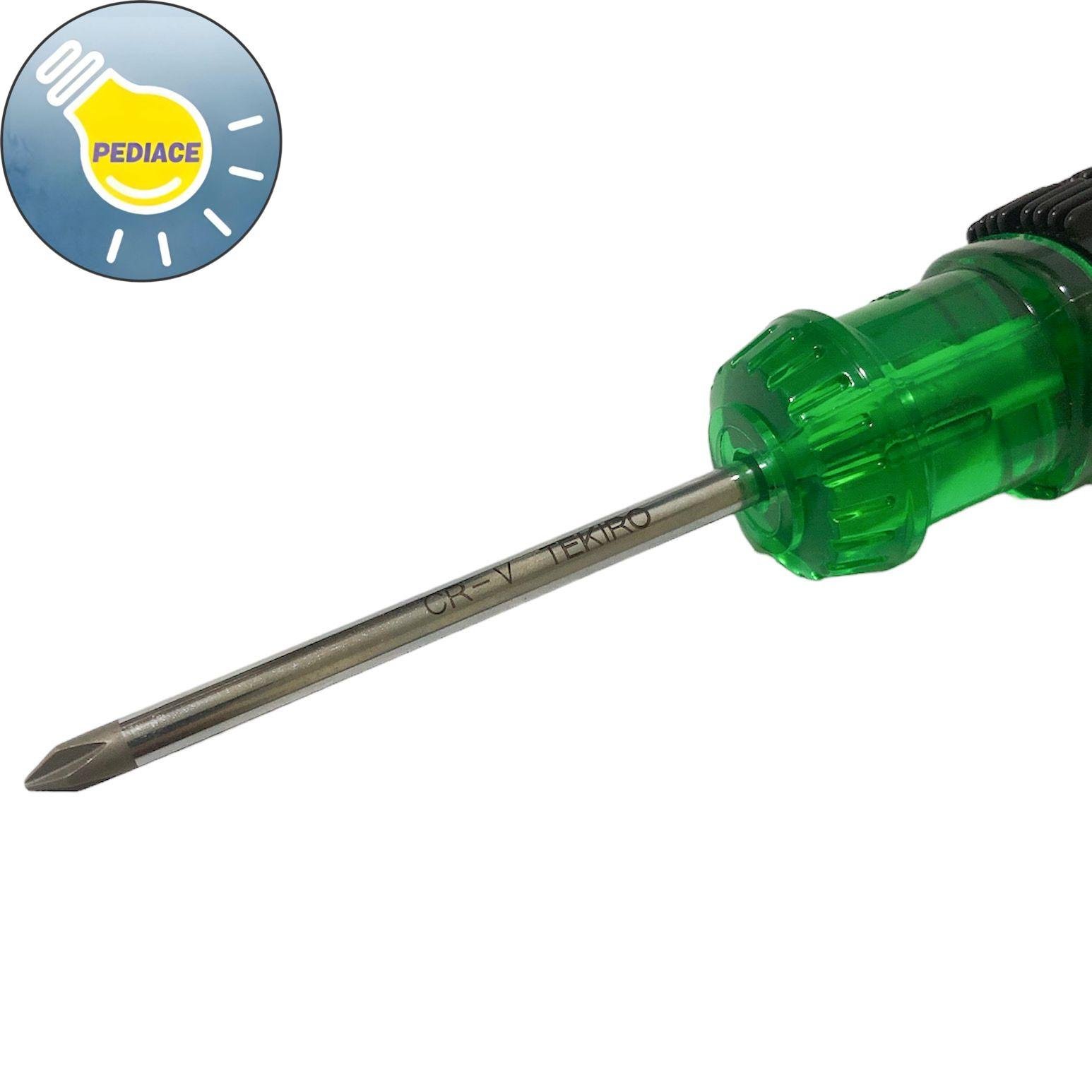 Obeng Gagang Karet Plus (+) TEKIRO 75mm Cushion Grip - Image 4