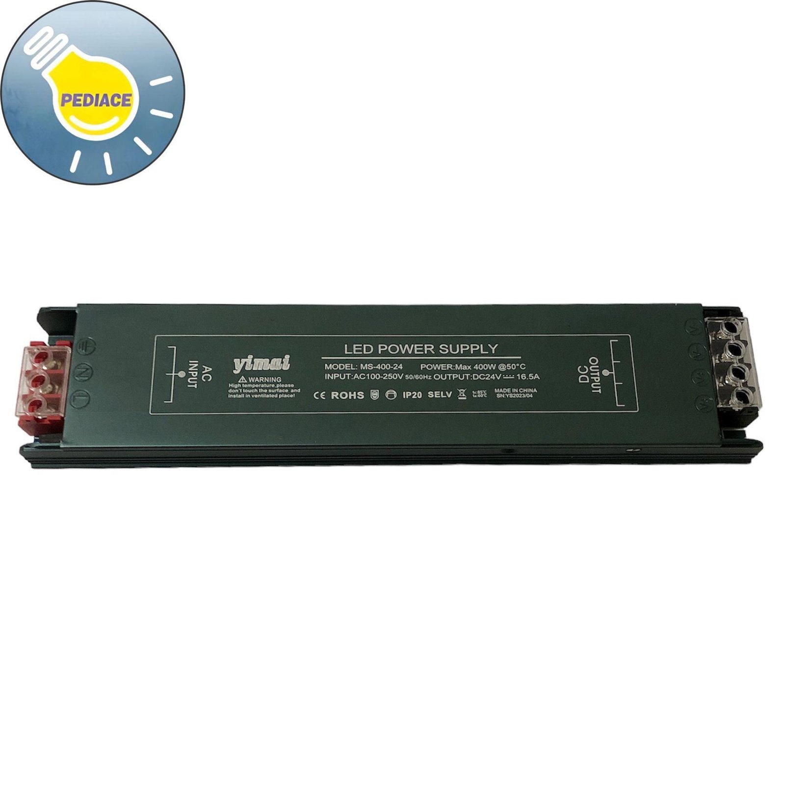 LED Power Supply Yimai MS-400-24 Switching Led 24V 400W 16.5A - Image 2