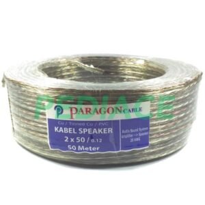 Kabel Speaker Audio 2x50 Transparant 20 AWG PARAGON SNI Ecer / Meteran