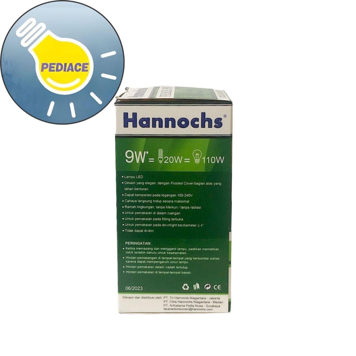 Lampu LED 9 Watt E27 Hannochs PREMIER 9W Cahaya Putih SNI - Image 4