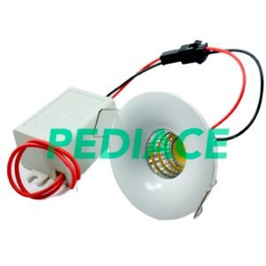 Lampu LED Spotlight COB 3 Watt 220V 1 Mata Inbow Tanam EURUTION 3000K