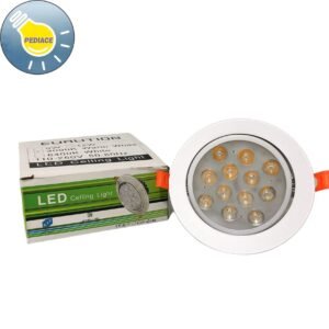 Lampu Downlight LED Spotlight EURUTION 12 Watt 12 Mata Warmwhite 3000K