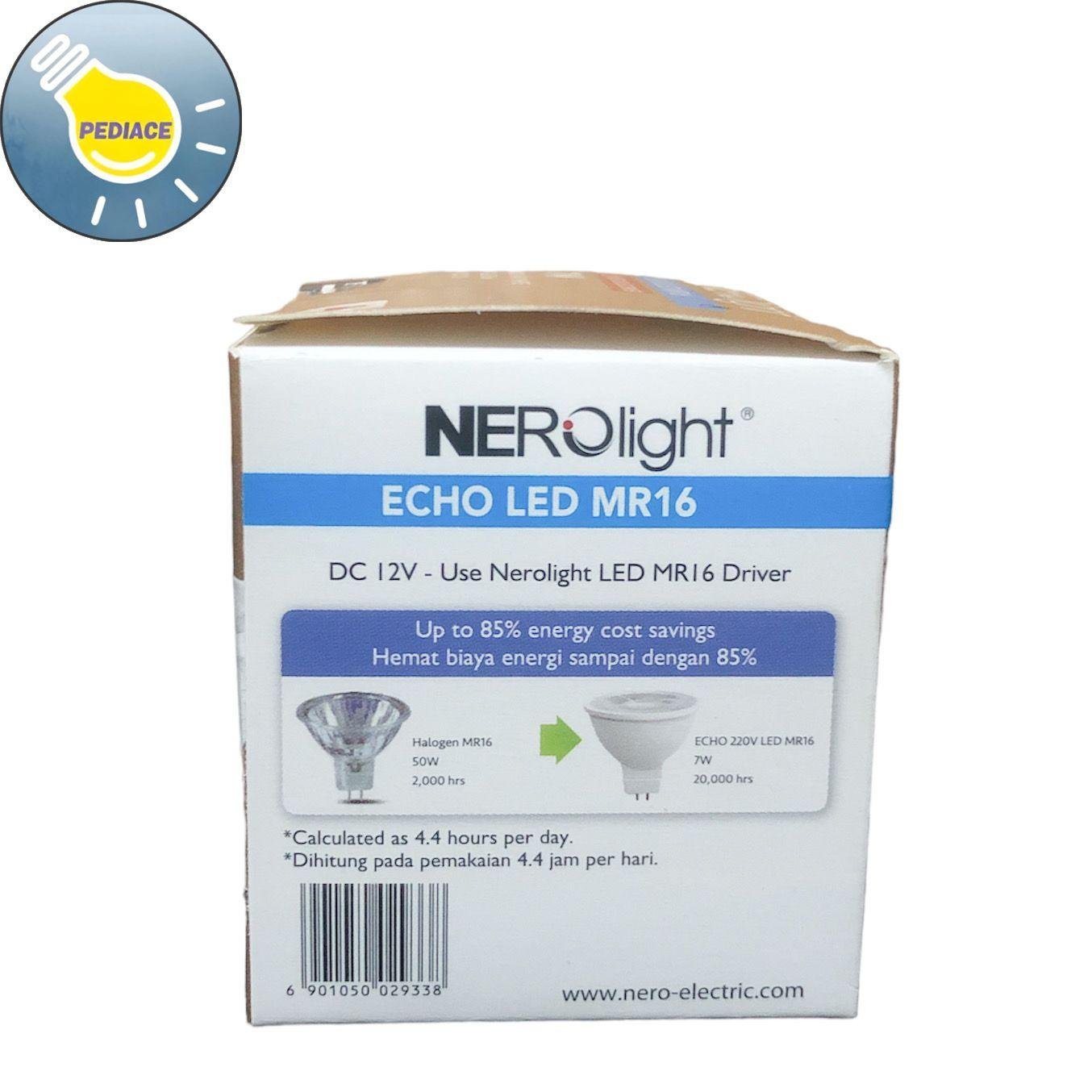 Lampu LED 7W Nerolight ECHO LED MR16 DC 12V - Warmwhite / Kuning 3000K - Image 4