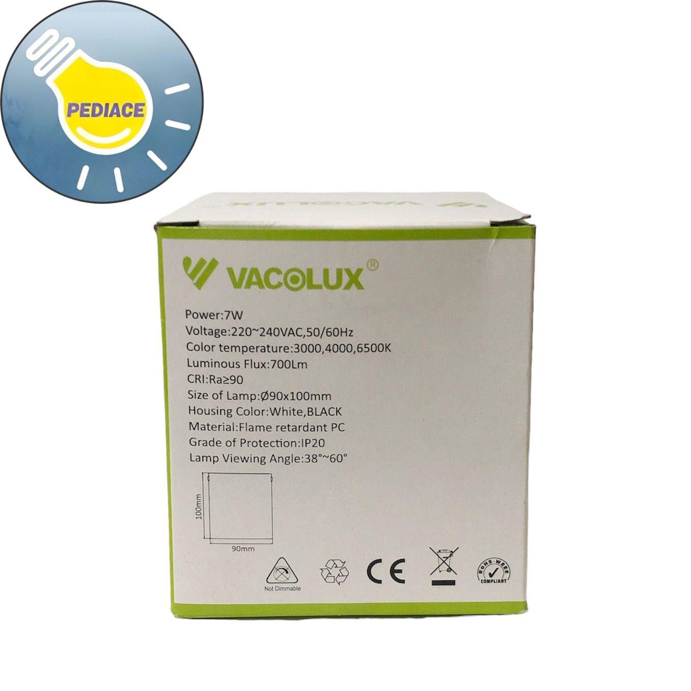 Lampu LED Spotlight 7W VACOLUX VL-1811A Changeable CCT - Body Hitam - Image 5