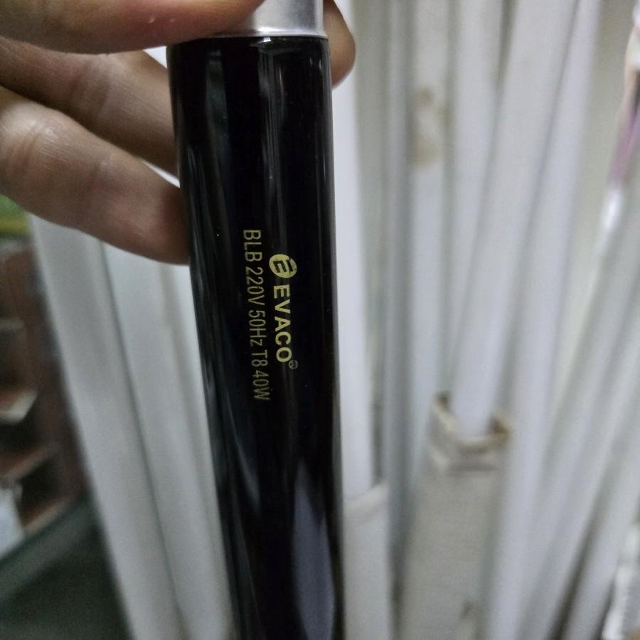 Lampu UV T8 Uang BLB Black light Blue UV UVA Ultraviolet 40W EVACO lampu sensor uang 40 watt Lampu Glow in The Dark 120cm