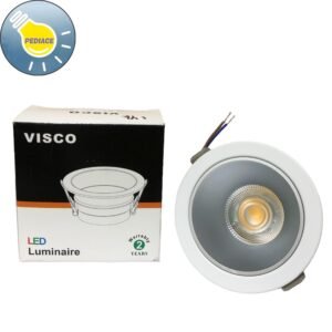 Lampu Downlight Inbow 7 Watt VISCO RoHs Silver HL-660 Natural 4000K