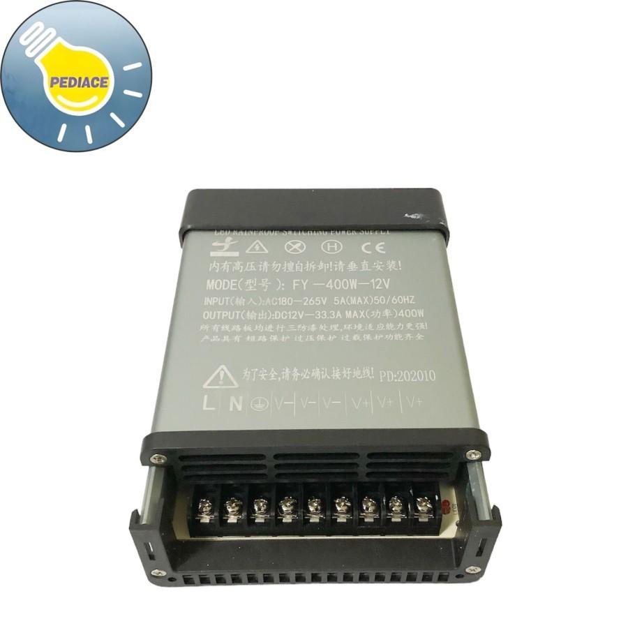 Power Supply LED Strip 12V DC 33A Switching LED 400 Watt Max Outdoor
