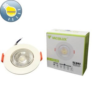 Lampu Downlight 3W VACOLUX VL-1720 Spotlight Ceiling - Natural 4000K