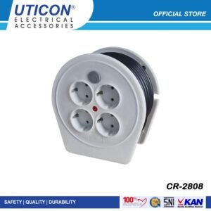 Uticon CR-2808 Kabel Roll 8Meter + Saklar