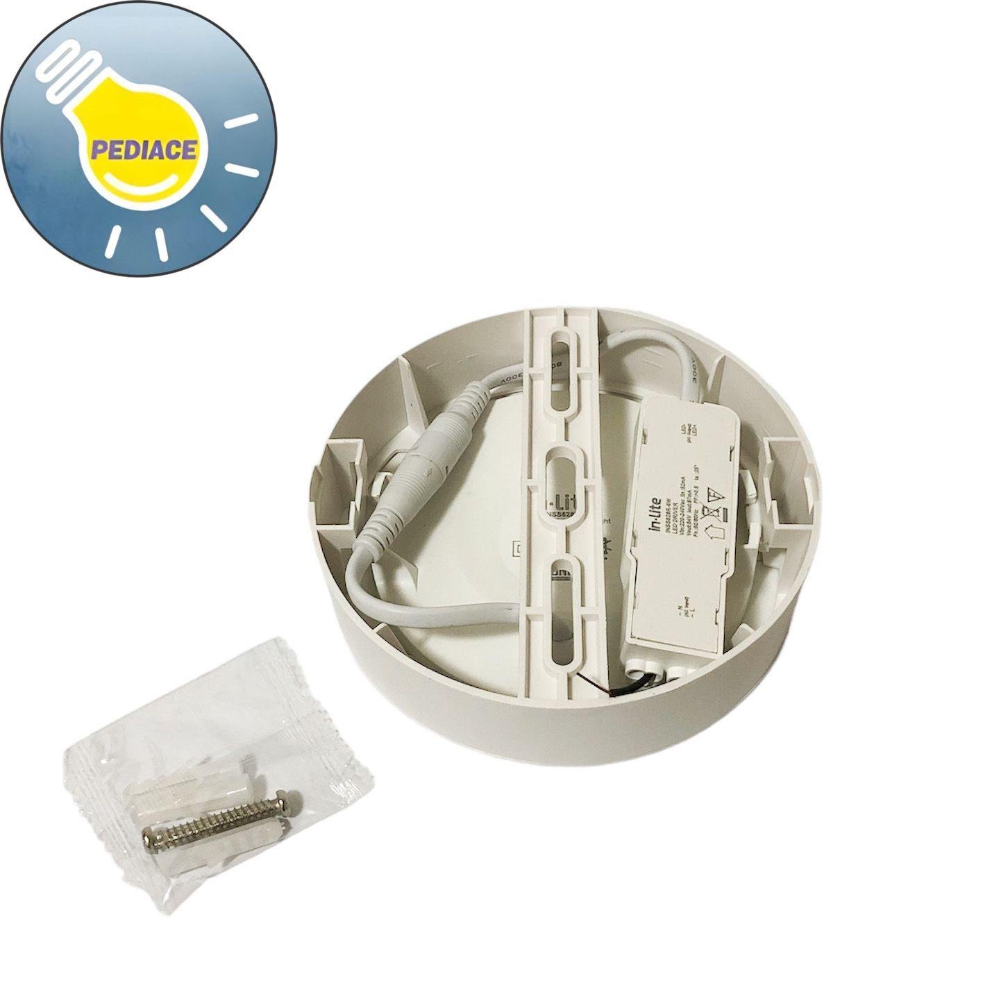 Lampu LED Panel Light Bulat 6Watt Inlite Outbow SNI COOLDAYLIGHT 6500K - Image 3