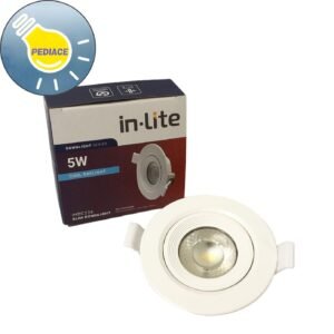 Lampu Slim Downlight 5 WATT Inbow INLITE INDC236 - COOL DAYLIGHT 6500K