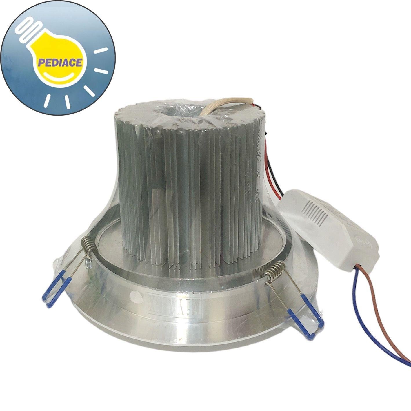 Lampu Downlight LED 15 Watt 15 Mata Body Silver Cahaya Putih 6500K - Image 3