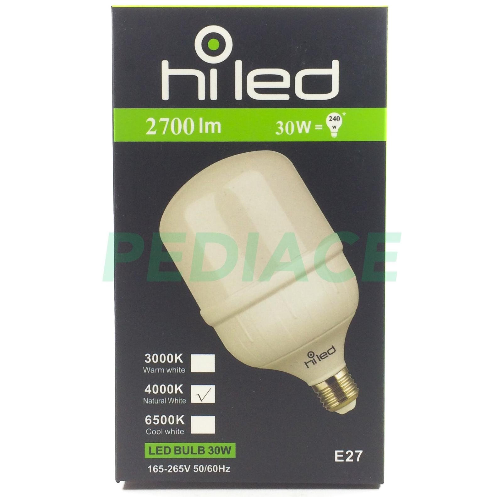 Lampu Bohlam LED Hiled Bulb 30W 30 Watt Natural White 4000K E27 2700lm - Image 2