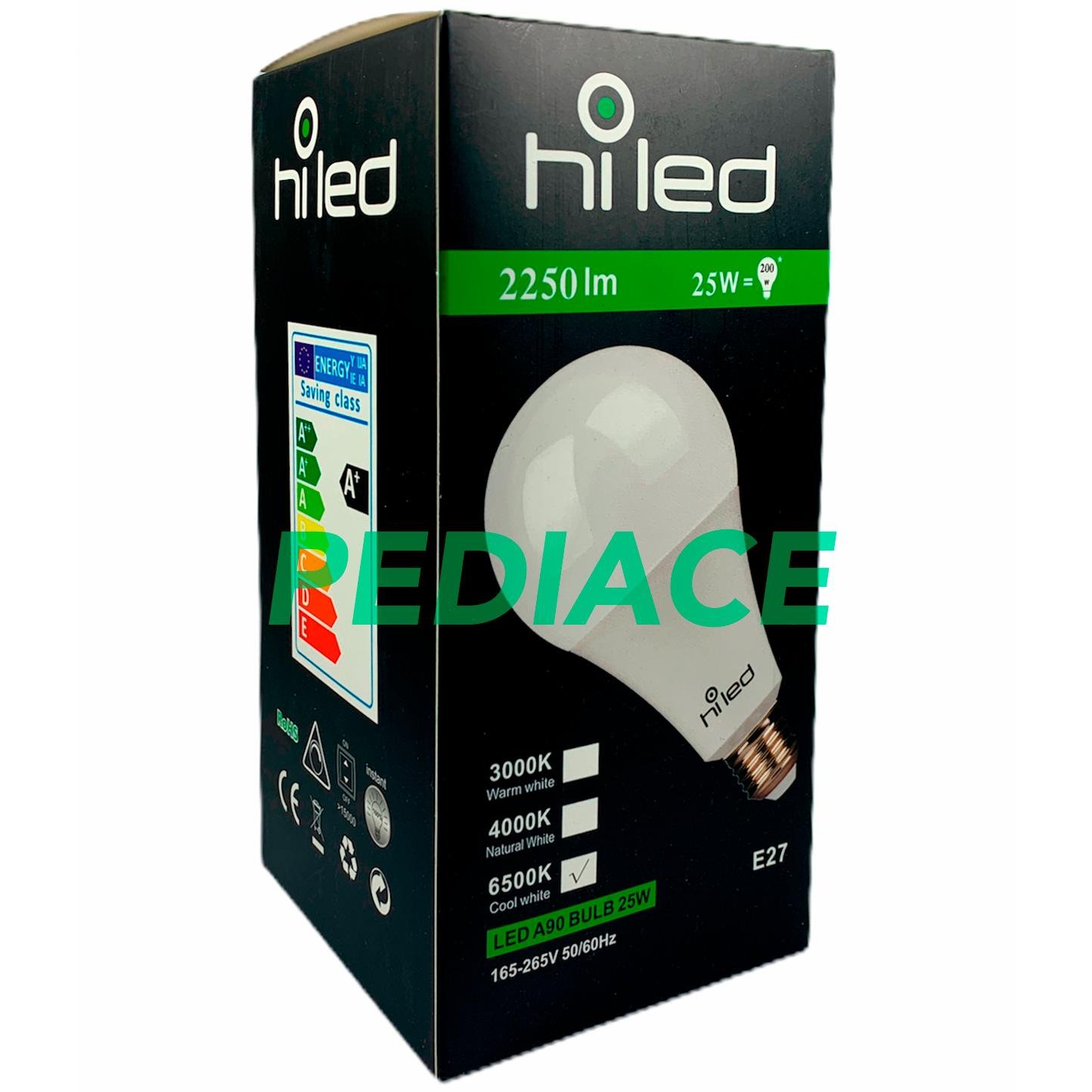 Lampu Bohlam LED Hiled Bulb 25W 25 Watt Cool White 6500K E27 2250lm