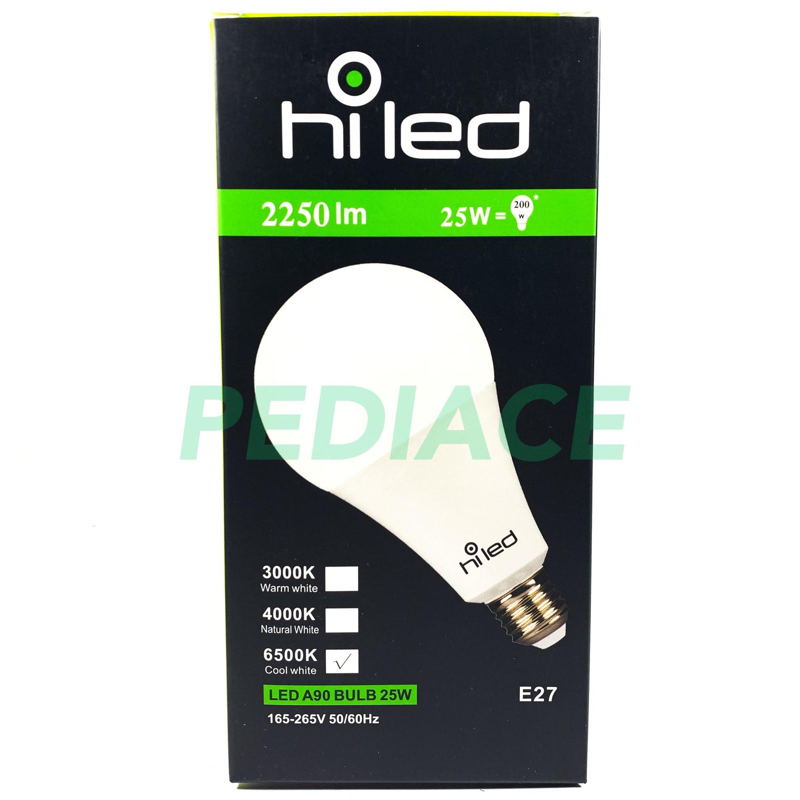 Lampu Bohlam LED Hiled Bulb 25W 25 Watt Cool White 6500K E27 2250lm - Image 2