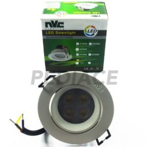 Lampu Downlight LED Inbow Sorot NVC 4 Watt 4 Mata Natural White 4000K