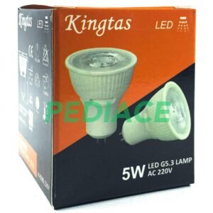Lampu LED Spotlight COB 5W 220V KINGTAS MR16/G5.3 Natural White 4000K