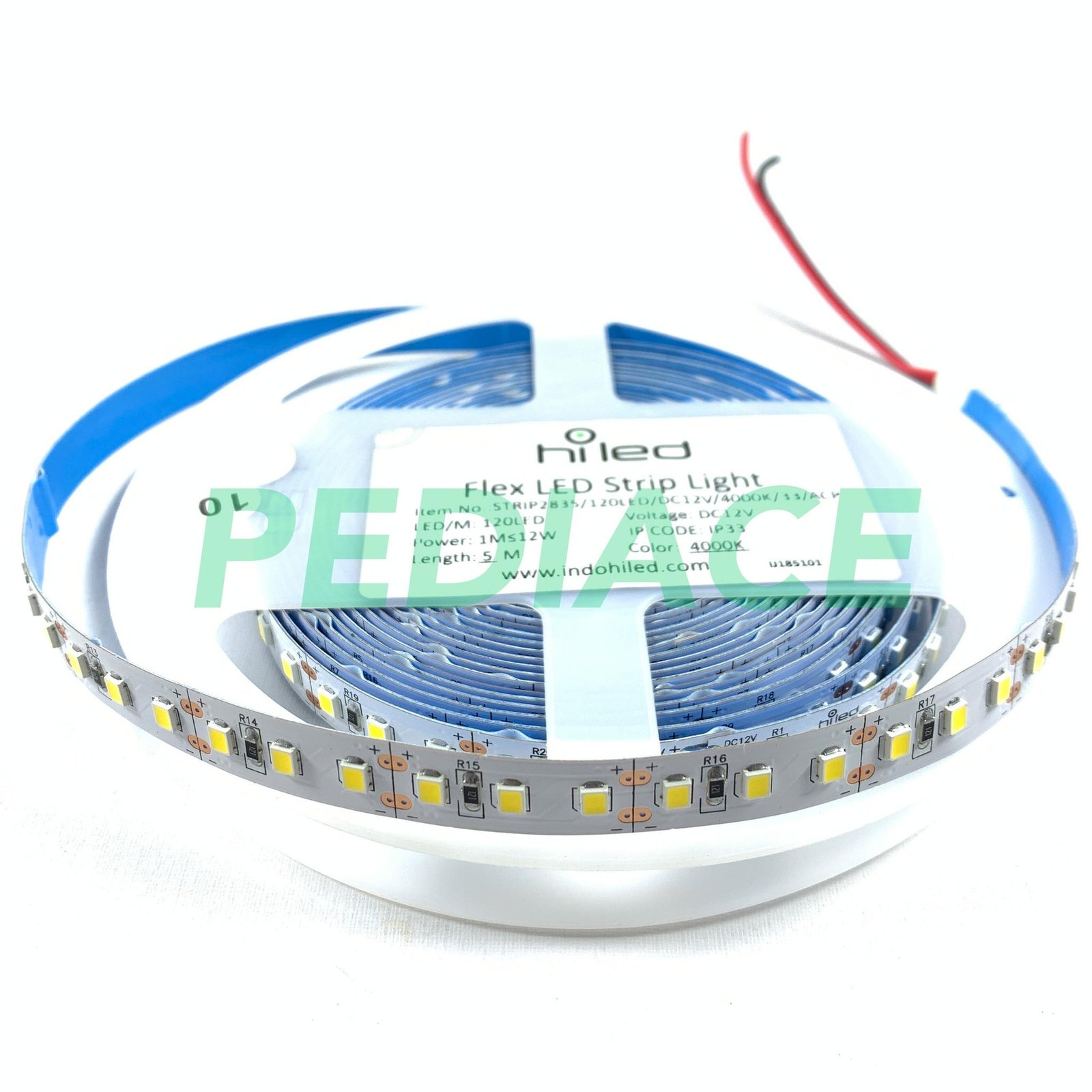 LED Strip Light Flexible 2835 HILED DC12 Volt 5 Meter IP33 ACP 120 LED