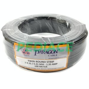 Kabel Listrik 2x14 / 0.14 Serabut-Rambut Paragon TR Strip 1 Rol (100M)