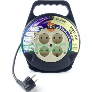 Kabel Rol 10 Meter UTICON CR-2810 - Cable Reel 2000W 10A - Roll Gulung
