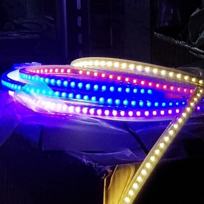 Lampu LED Strip 2835 120LED Super 220V Warmwhite