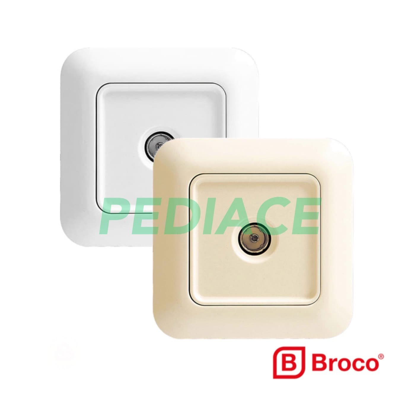 Soket Antenna TV Outbow / Inbow - Broco Antena TV Socket Outlet - Image 5