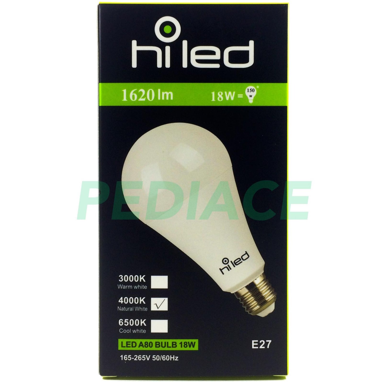 Lampu Bohlam LED Hiled Bulb 18W 18 Watt Natural White 4000K E27 1620lm - Image 2